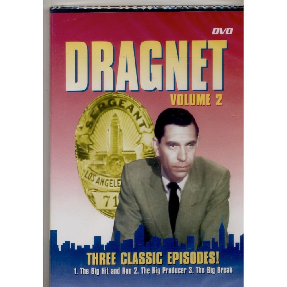 DRAGNET VOLUME 2 DVD Three Classic Episodes